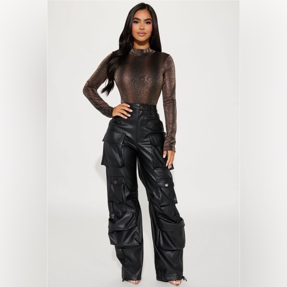 Jada Shimmer Bodysuit - Brown/combo - Picture 2 of 4